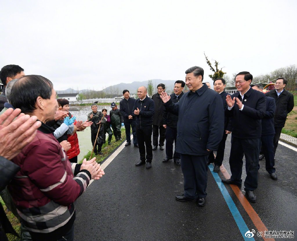 习近平在浙江省安吉县考察